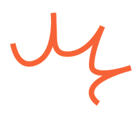 Orange spiky line