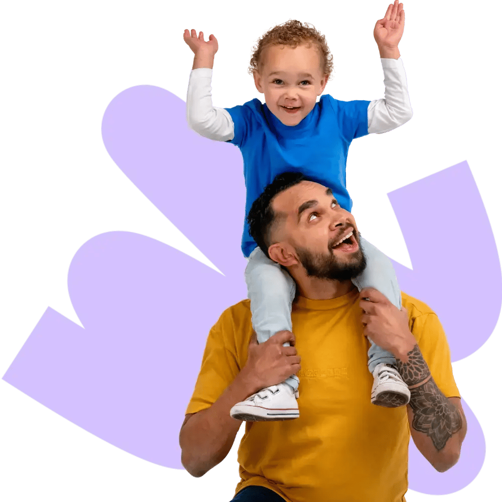 homepage banner_boy on fathers shoulders